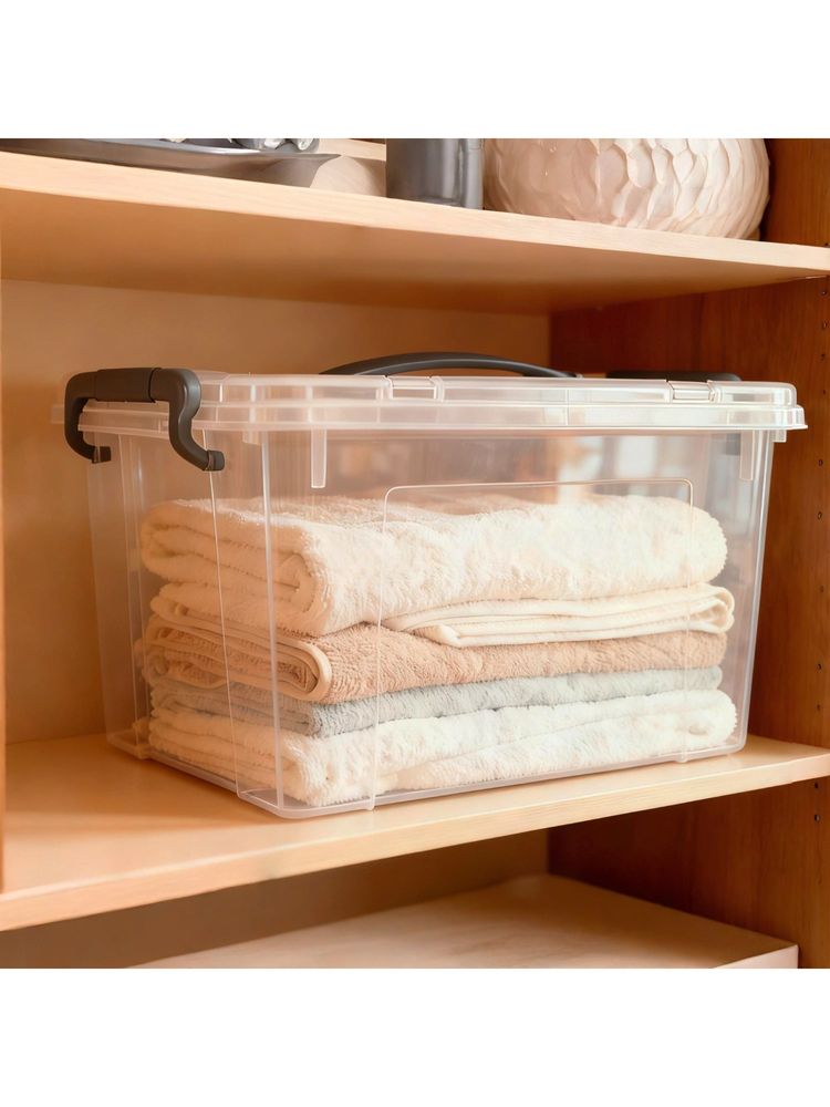 STOR Transparent Stackable Storage Box with Lid-picture-14