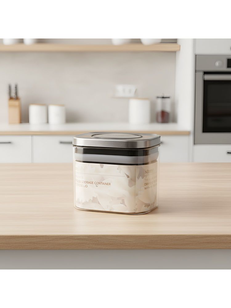 STOR Transparent Glass Storage Container with Press Lid-picture-34