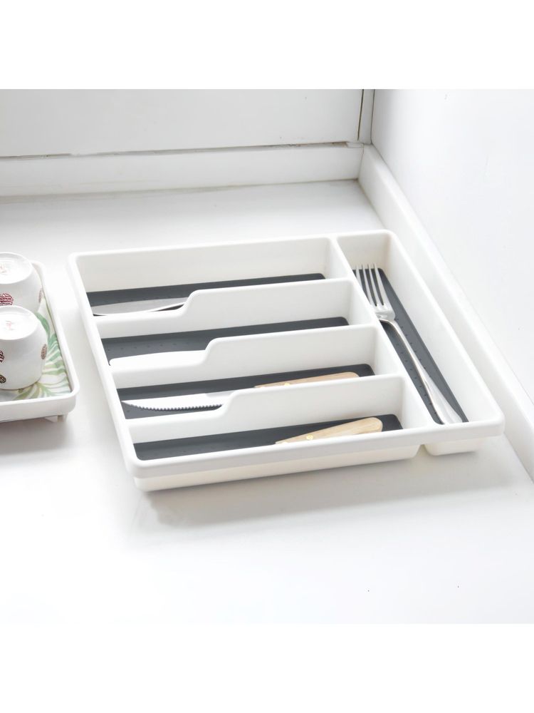 STOR White 5-Compartment Cutlery Organiser-picture-24