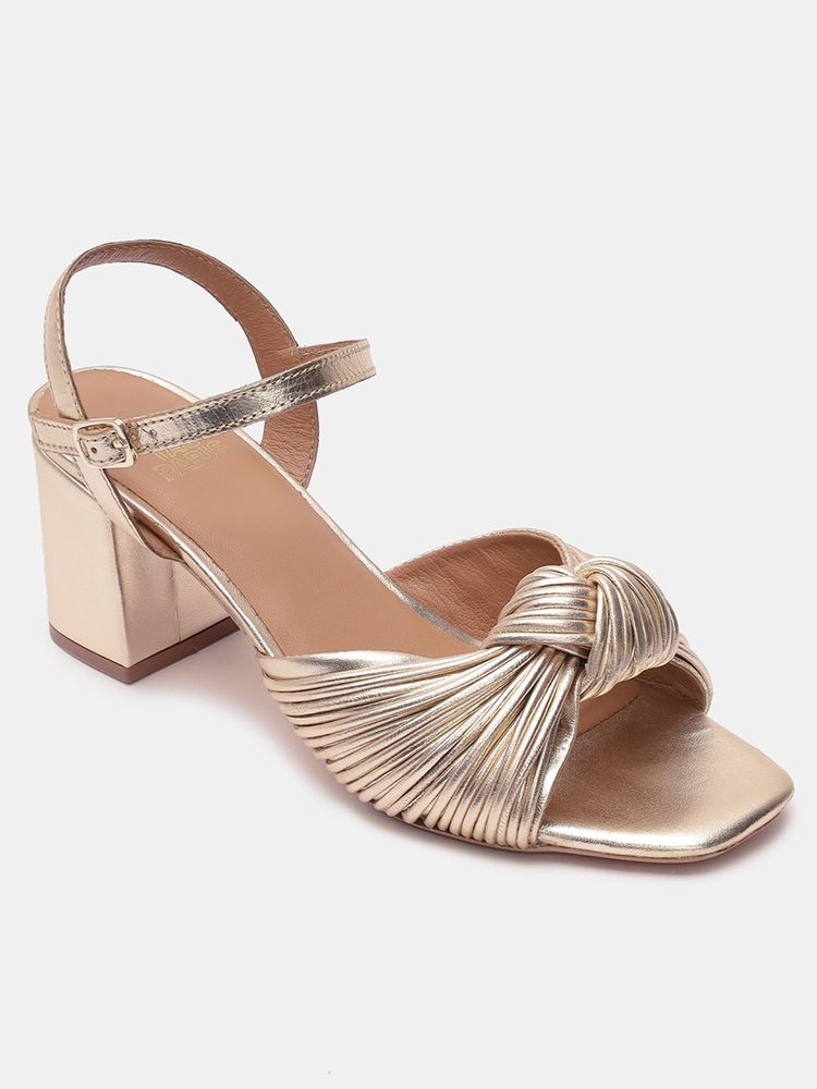 Tao Paris Larsen Gold Sandal Heels-image-16