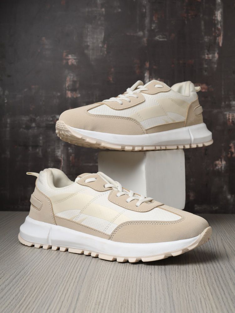 Yoho Women Beige Low Top Sneakers-image-6