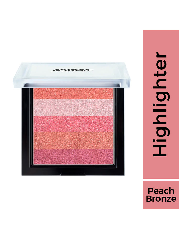 Nykaa Cosmetics Glow Goals! Shimmer Brick Highlighter Palette