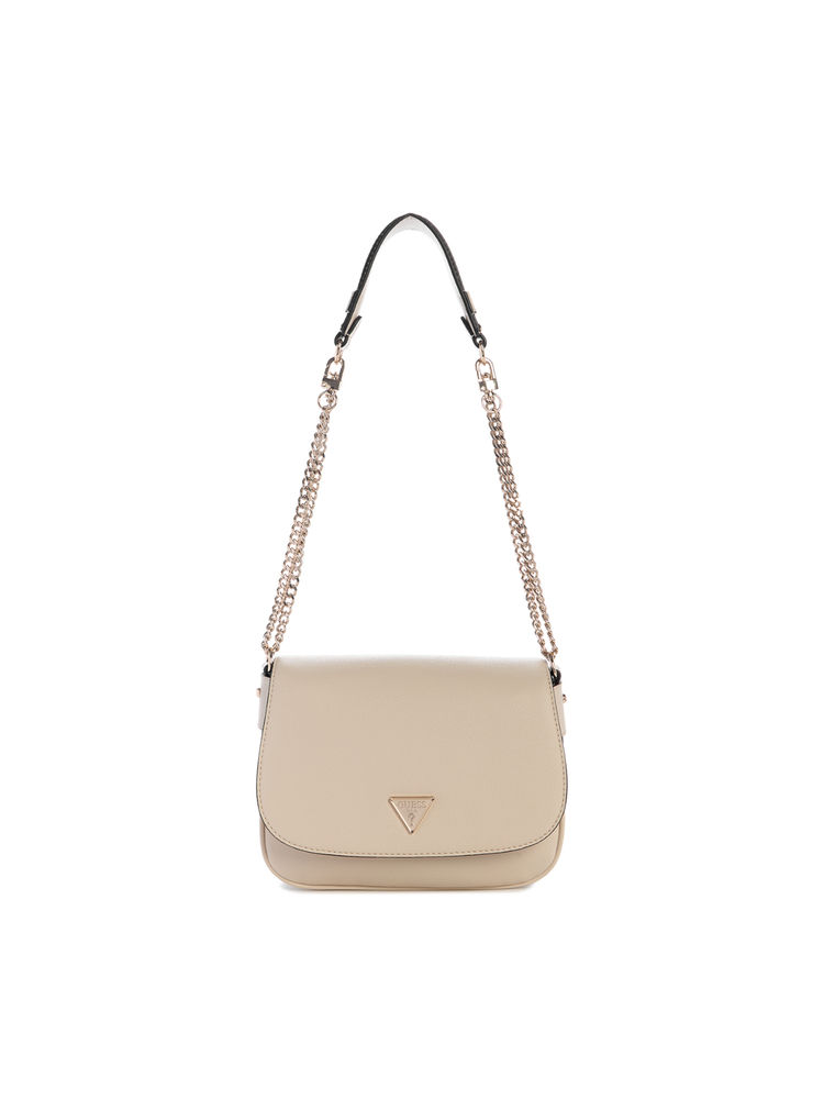guess fashion Guess Beige Solid Fedora Shoulder Bag-picture-18