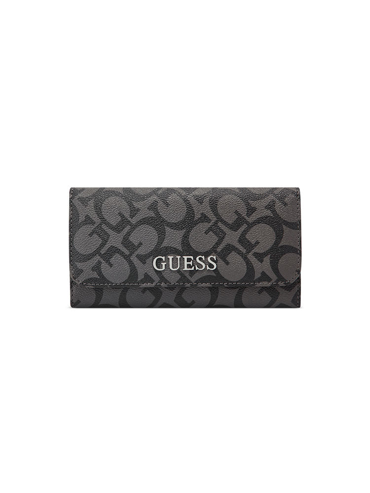 guess fashion Guess Coal Grey Printed Abbas Slim Wallet-picture-25