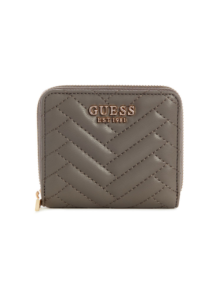 guess fashion Guess Grey Quilted Anning Zip Around Wallet-picture-12