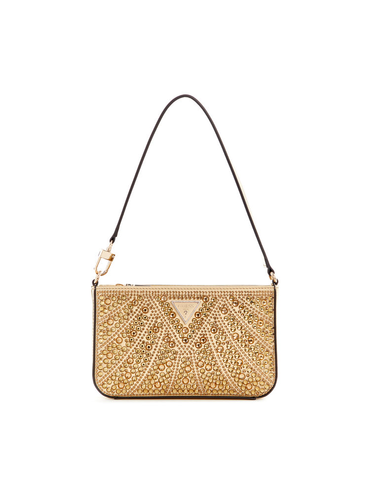 guess fashion Guess Gold Embellished Beauvoir Mini Shoulder Bag-picture-11