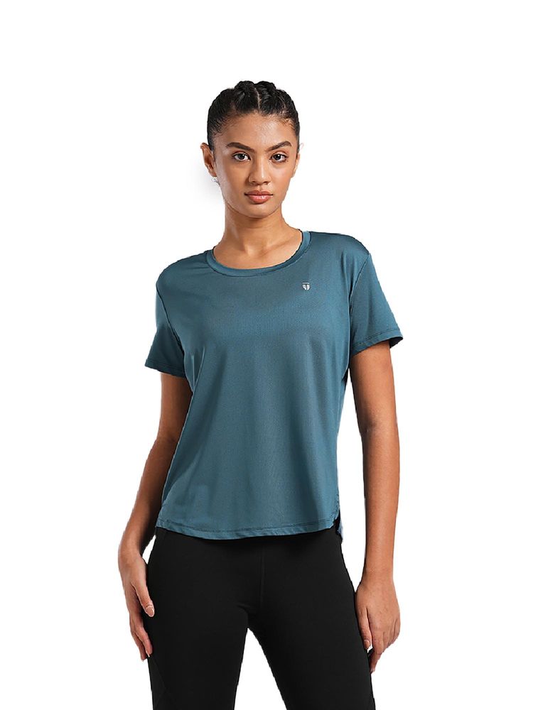 Tego Blue Solid Regular T-Shirt-picture-18