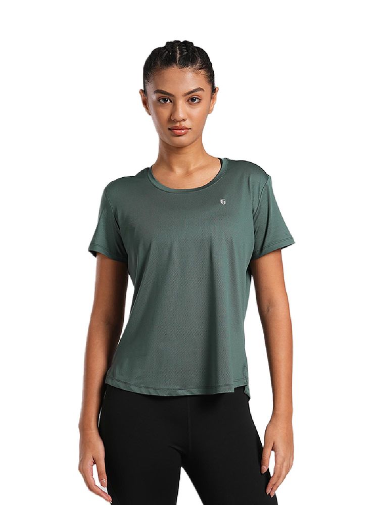 Tego Green Solid Regular T-Shirt-picture-21