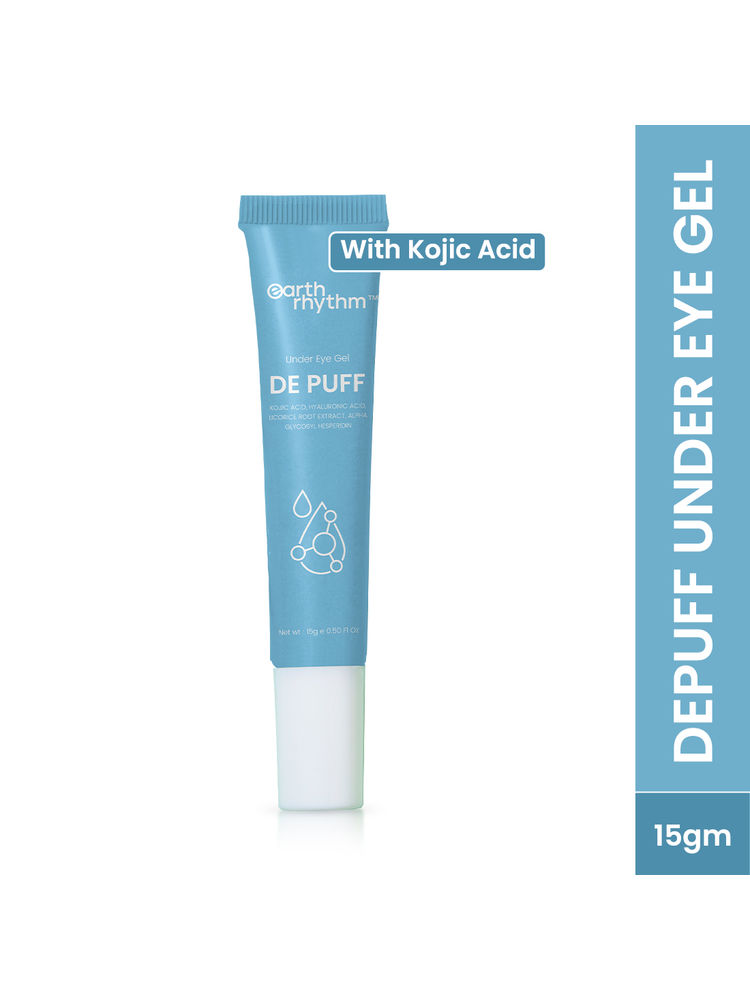 Earth Rhythm Depuff Under Eye Gel For Men & Women, Reduces Dark Under Eye and Depuffs Under Eye