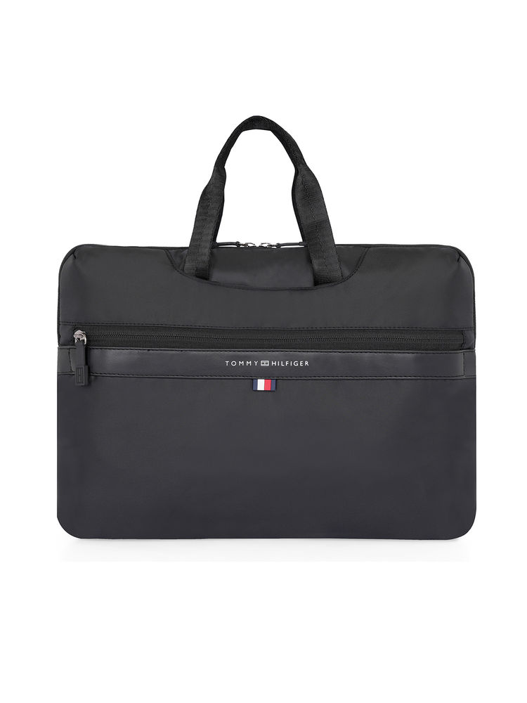 Tommy Hilfiger Unisex Grenada Polyester 14 Inch Laptop Business Case - Black-image-29