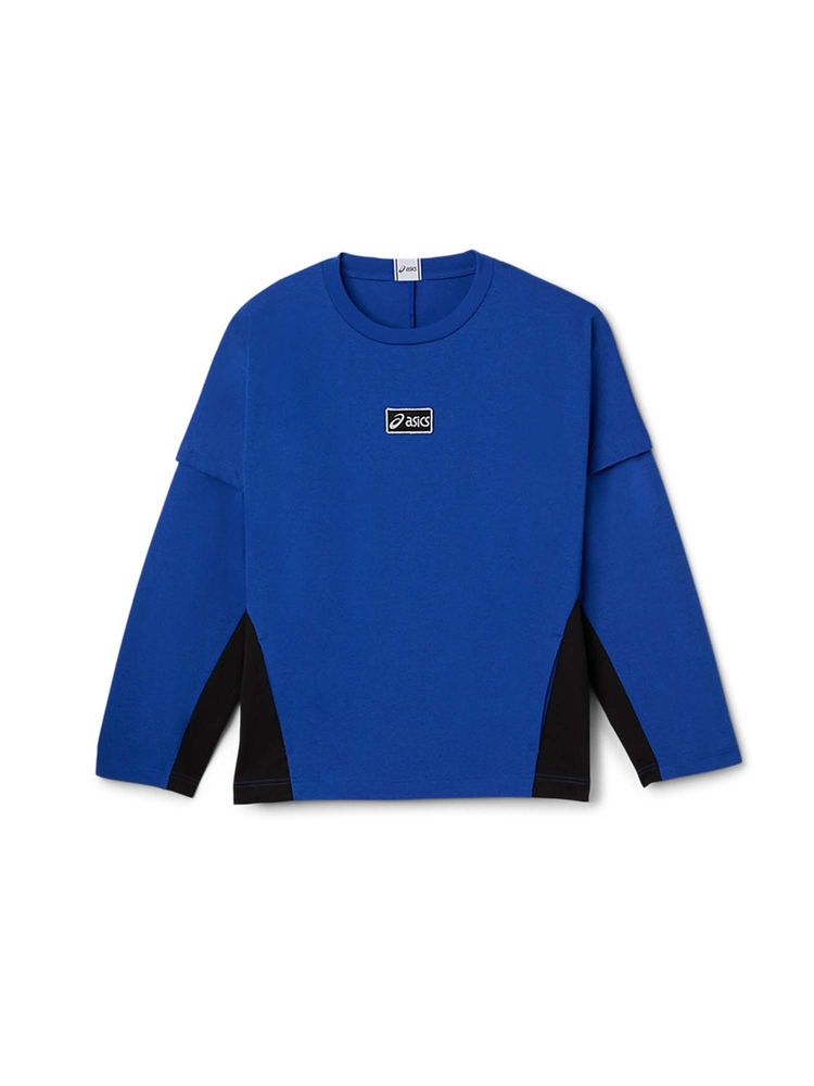 ASICS Unisex Blue Colorblock T-shirt-picture-14
