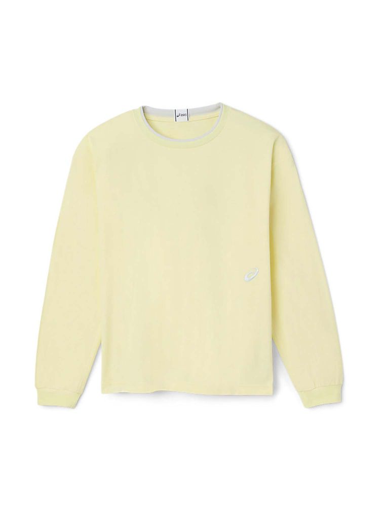 ASICS Unisex Cream Solid Sweatshirt-picture-24