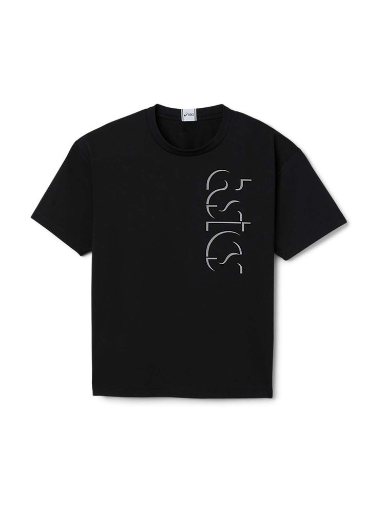 ASICS Unisex Black Solid T-shirt-picture-18