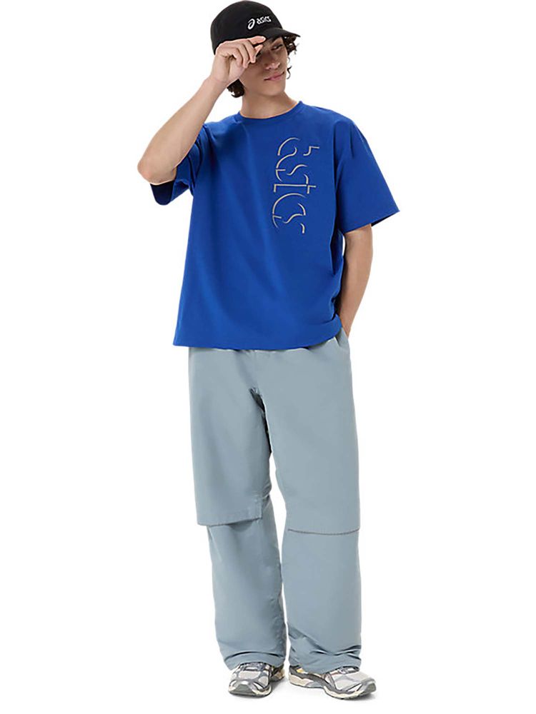 ASICS Unisex Blue Solid T-shirt-picture-20