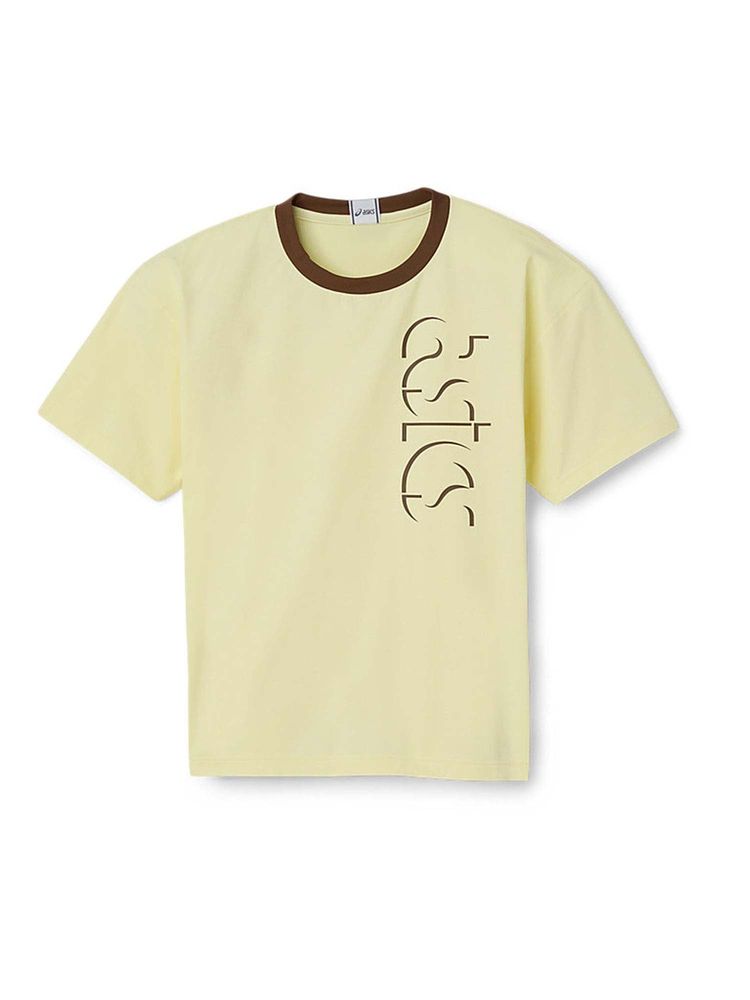 ASICS Unisex Yellow Solid T-shirt-picture-20