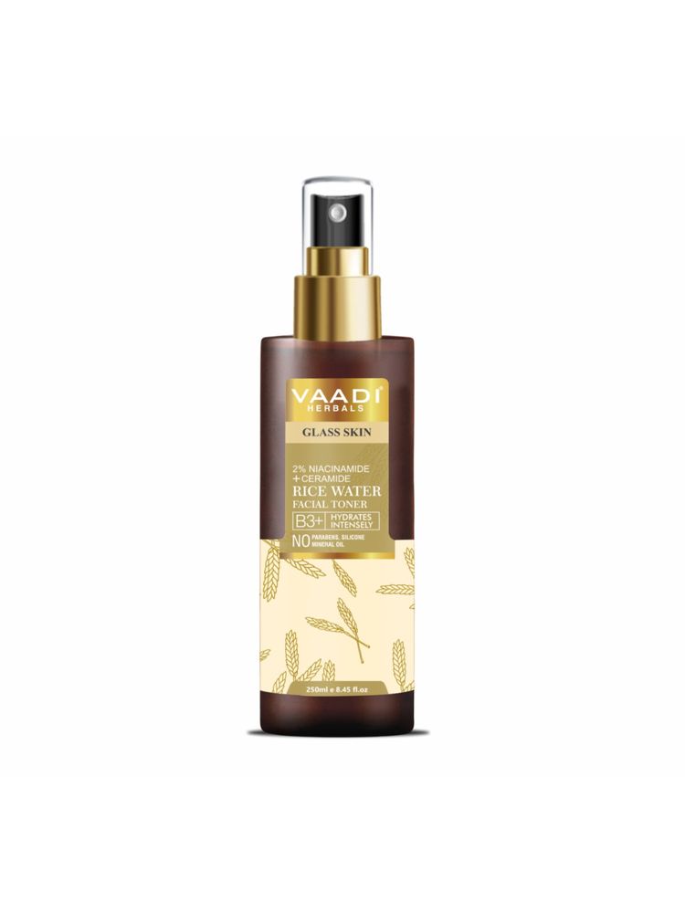Vaadi Herbals 2% Niacinamide & Ceramide Rice Water Facial Toner B3+-image-47