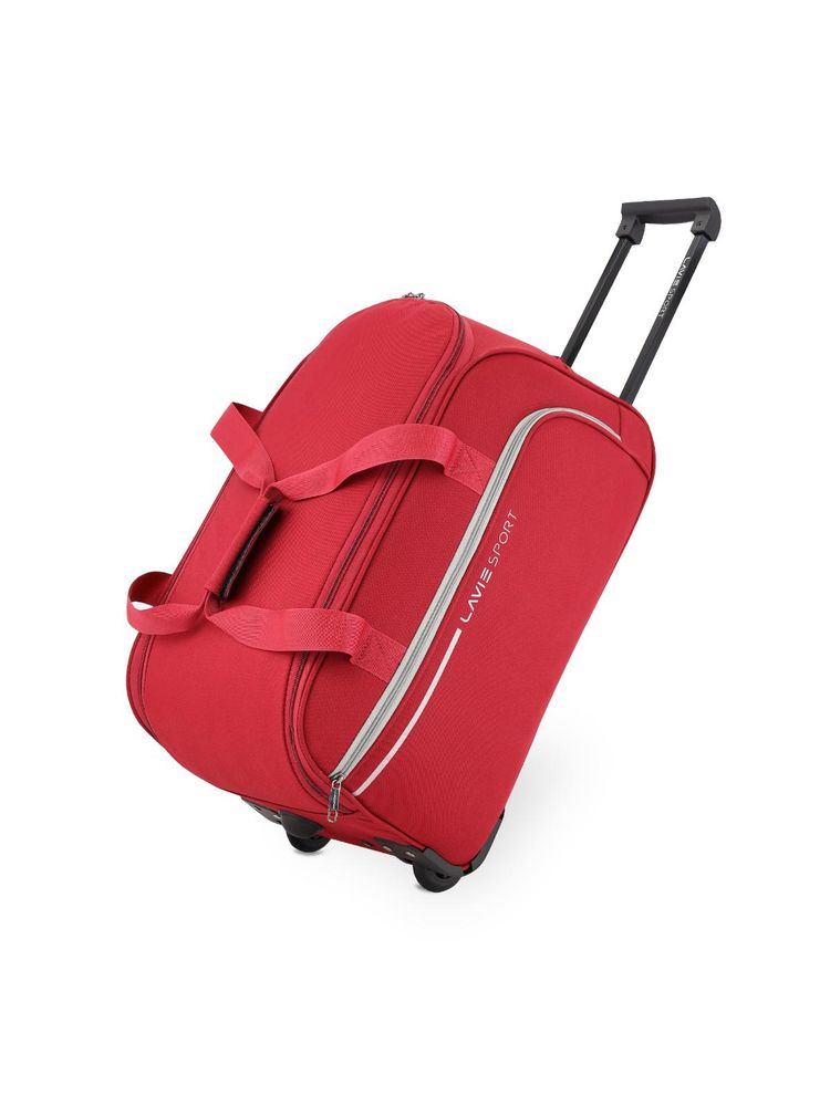 Lavie Sport Small Size 53 Cms Galactic Wheel Duffle Bag | (Red) (S)