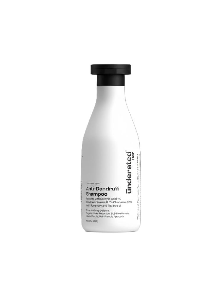 Underated Anti Dandruff Shampoo With Salicylic Acid & Piroctone Olamine-picture-13