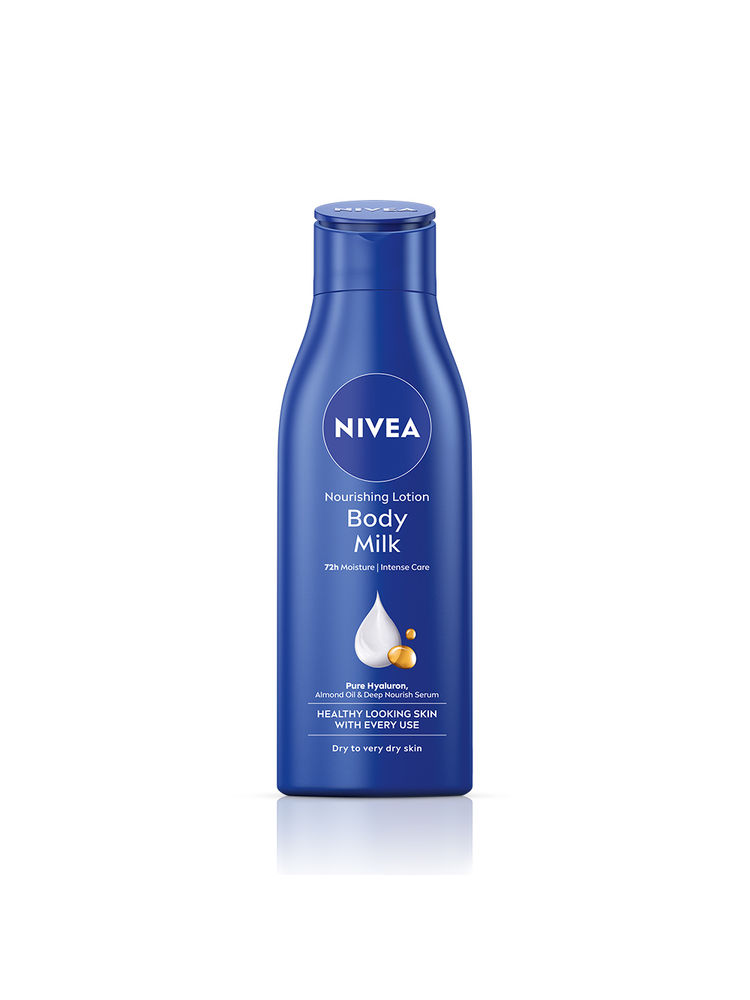 NIVEA Deep Moisture Serum Vit E Body Lotion 48H Intense Moisturization Almond Oil Dry - Very Dry Skin