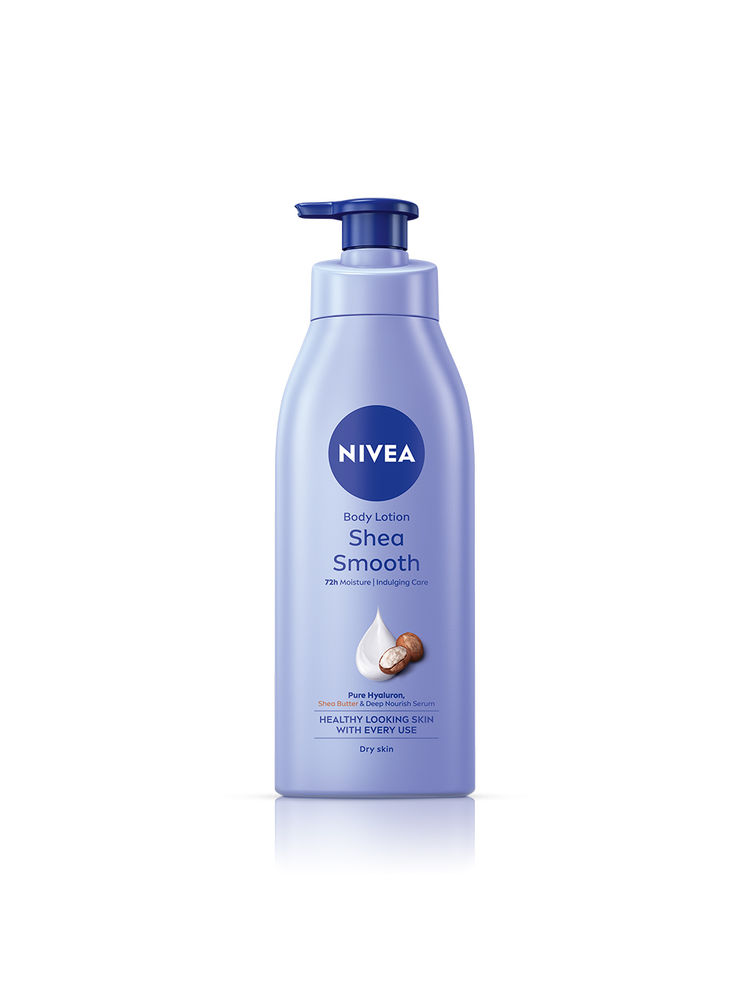 NIVEA Body Lotion for Dry Skin, Shea Smooth, with Shea Butter