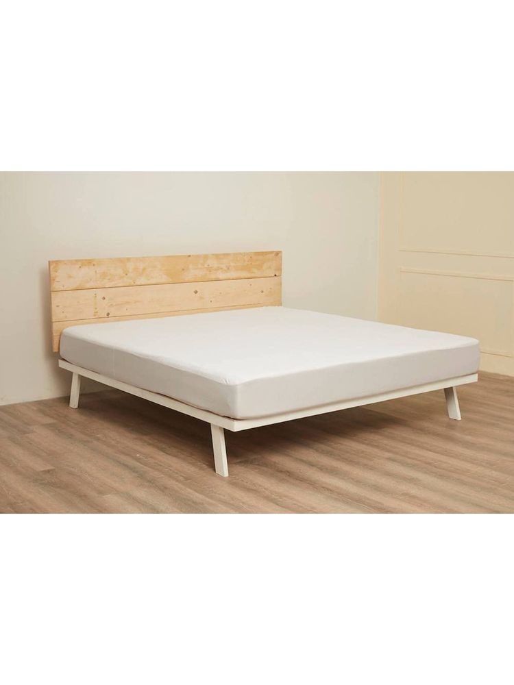 Creeva White Pure Nest Ultra Soft Cotton Feel Terry Mattress Protector-picture-21