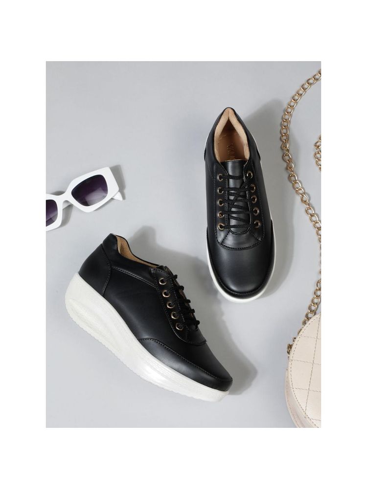 VALIOSAA Black Sneakers Shoes-picture-28