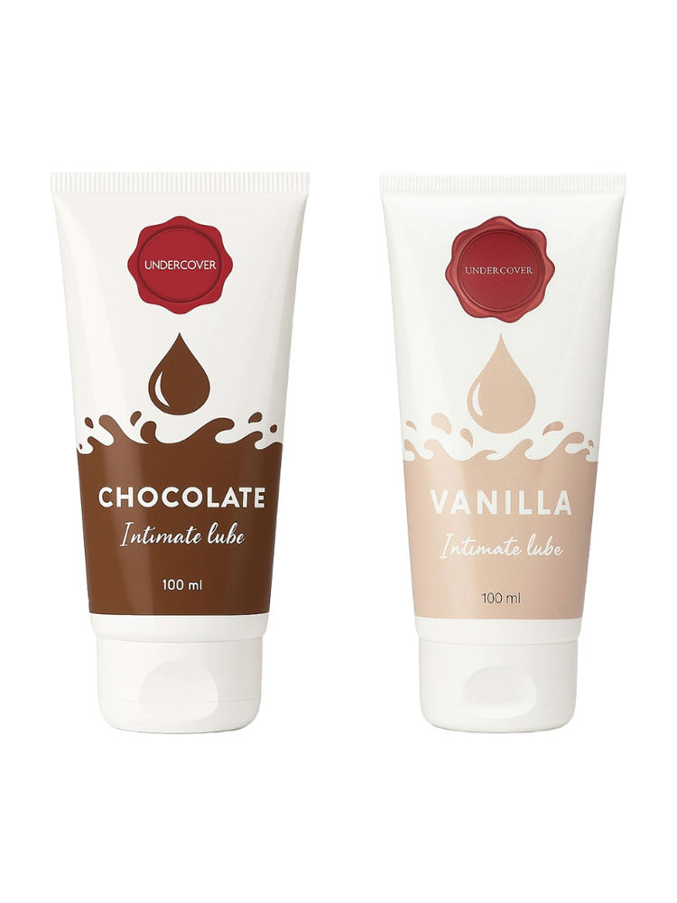 Undercover Water Based Intimate Lubes - Vanilla & Chocolate (Set Of 2)-picture-25