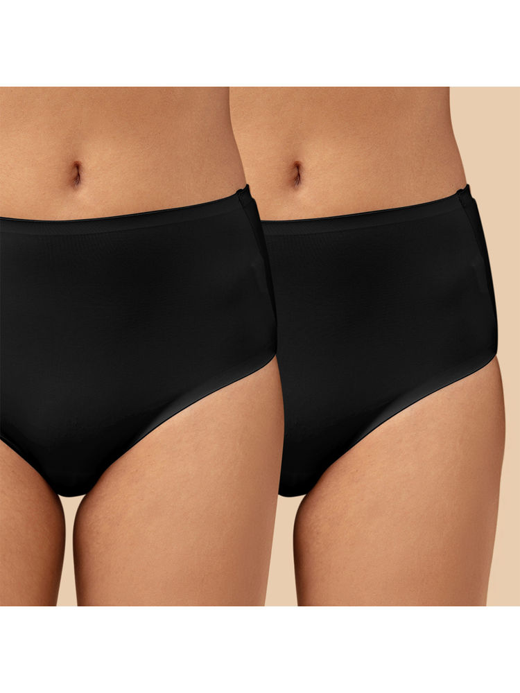 Nykd by Nykaa InvisiBlend™ No VPL Full Brief Pack of 2-NYP210-All Black-picture-20