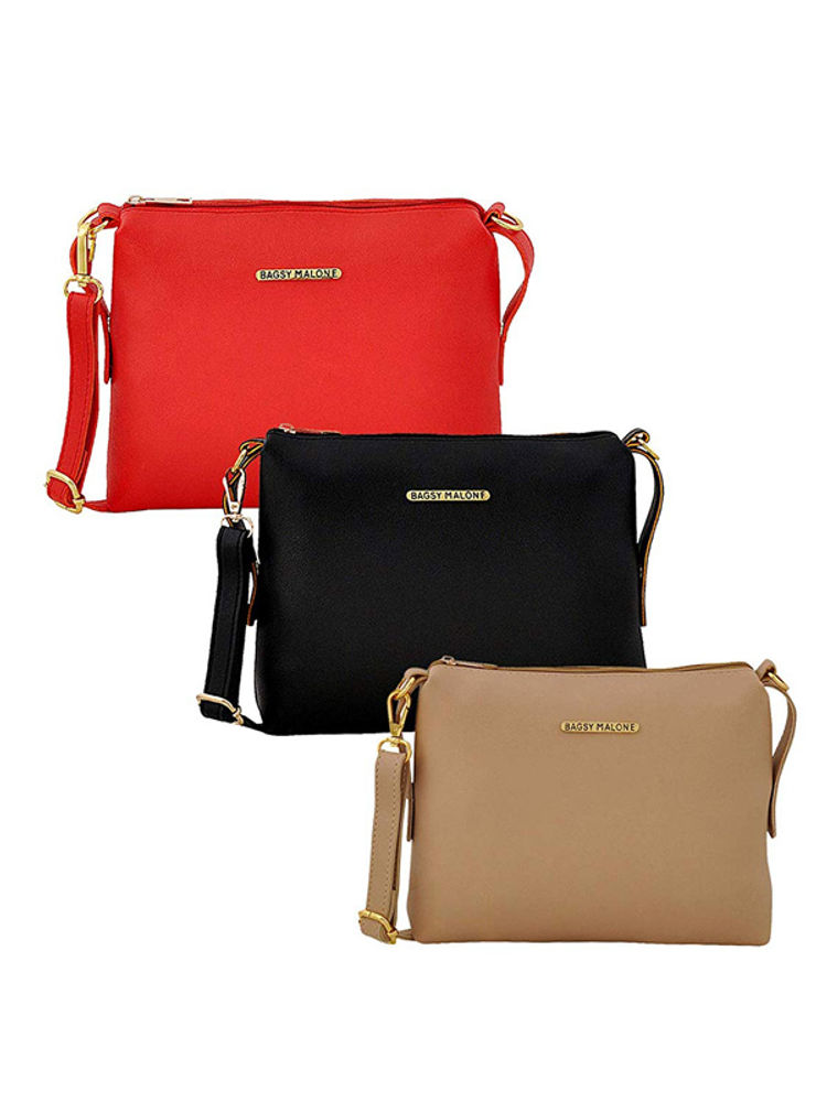 Bagsy Malone Beautiful Multi-Coloured Sling Combo Set Of 3