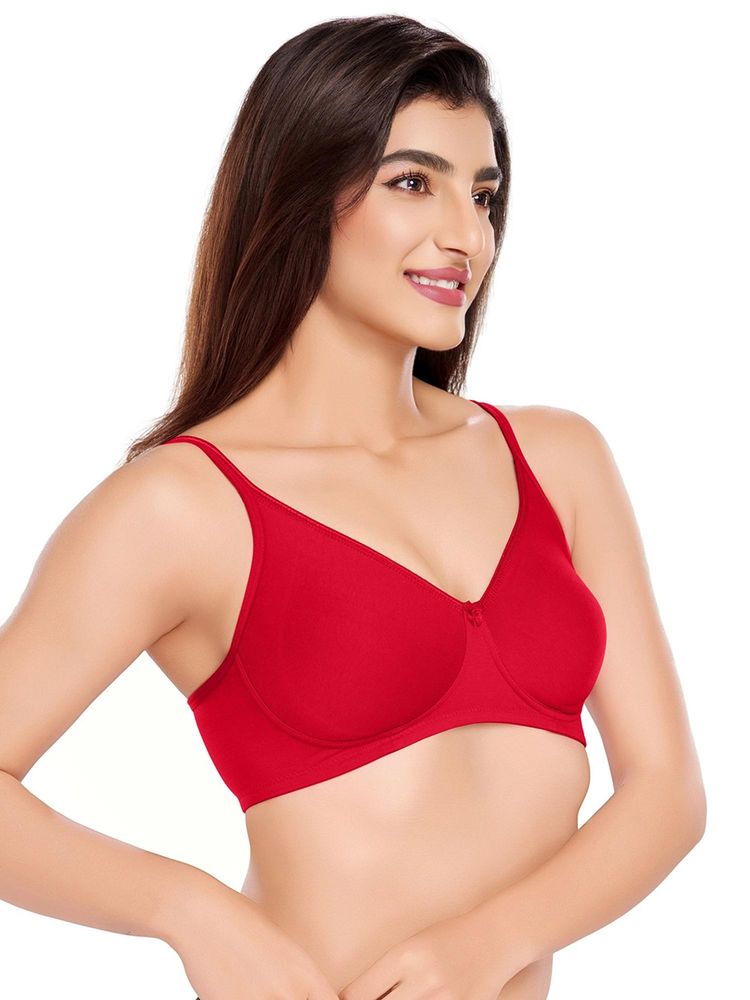 Juliet Womens Cotton Non-Padded Wire Free T-Shirt Bras (Pack of 2)-picture-28