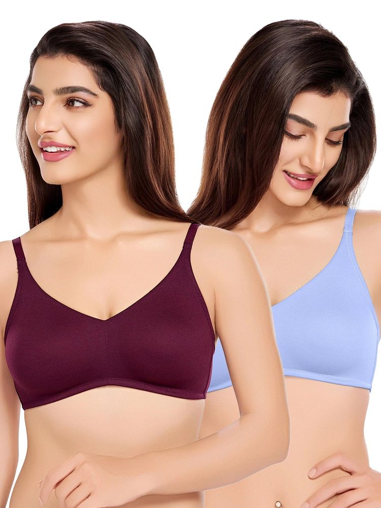 Juliet Womens Non Padded T-Shirt Bras (Pack of 2)-picture-15