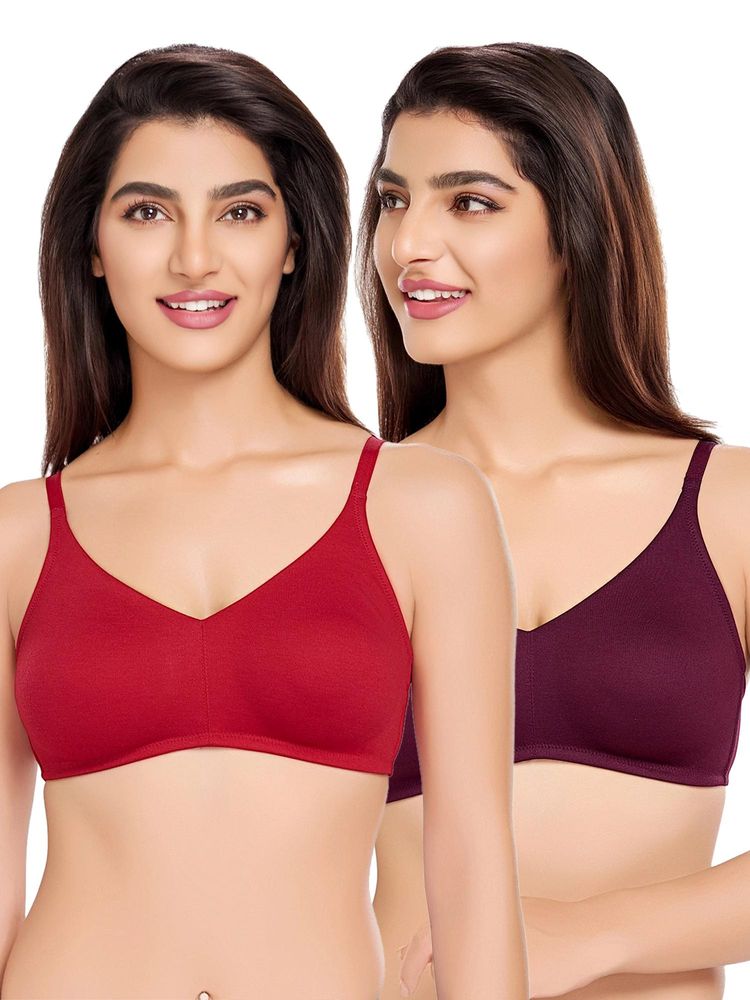 Juliet Womens Non Padded T-Shirt Bras (Pack of 2)-picture-14