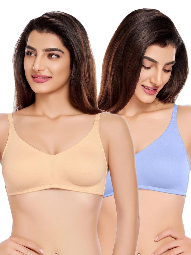 Juliet Womens Non Padded T-Shirt Bras (Pack of 2)-picture-19
