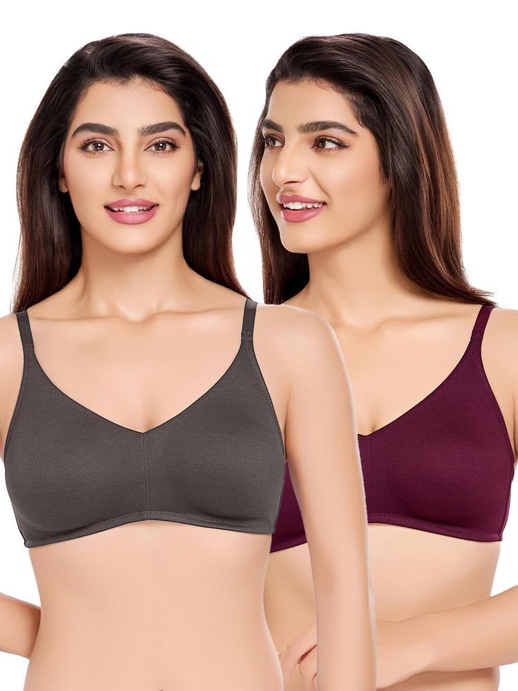 Juliet Womens Non Padded T-Shirt Bras (Pack of 2)-picture-26