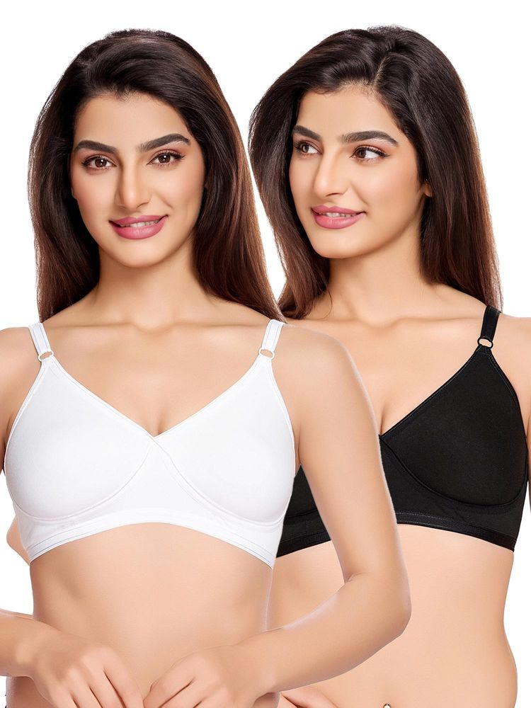 Juliet Womens Non Padded T-Shirt Bras (Pack of 2)-picture-12