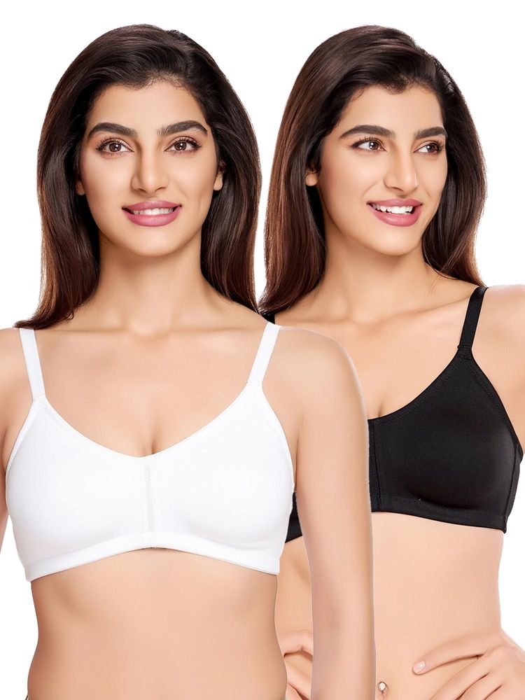 Juliet Womens Non Padded Non Wire T-Shirt Bras (Pack of 2)-picture-17