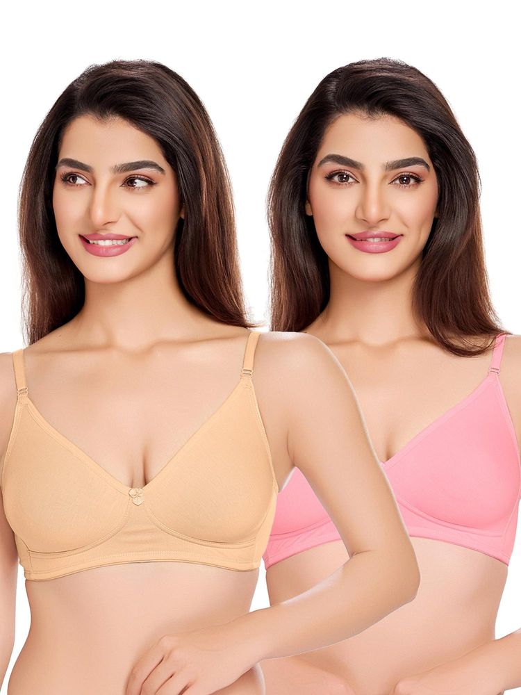 Juliet Womens Shaping Comfort T-Shirt Bras (Pack of 2)-picture-17
