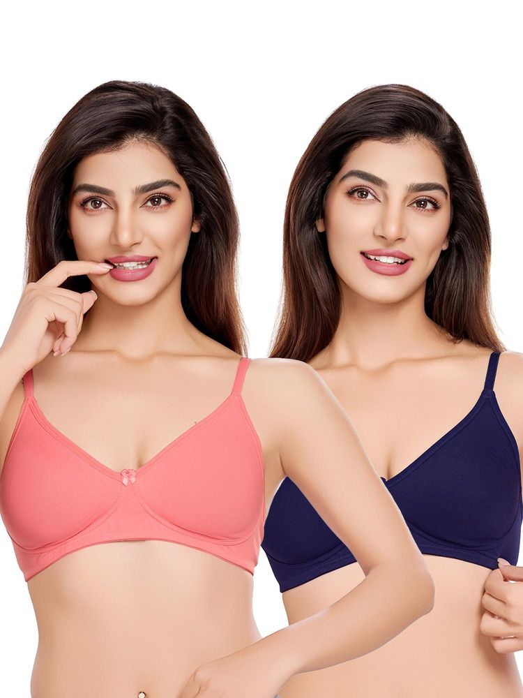 Juliet Womens Smooth Silhouette Styles T-Shirt Bras (Pack of 2)-picture-35