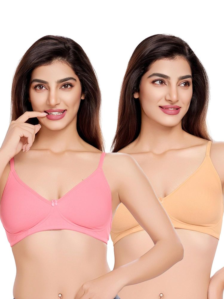 Juliet Womens Smooth Silhouette Styles T-Shirt Bras (Pack of 2)-picture-40