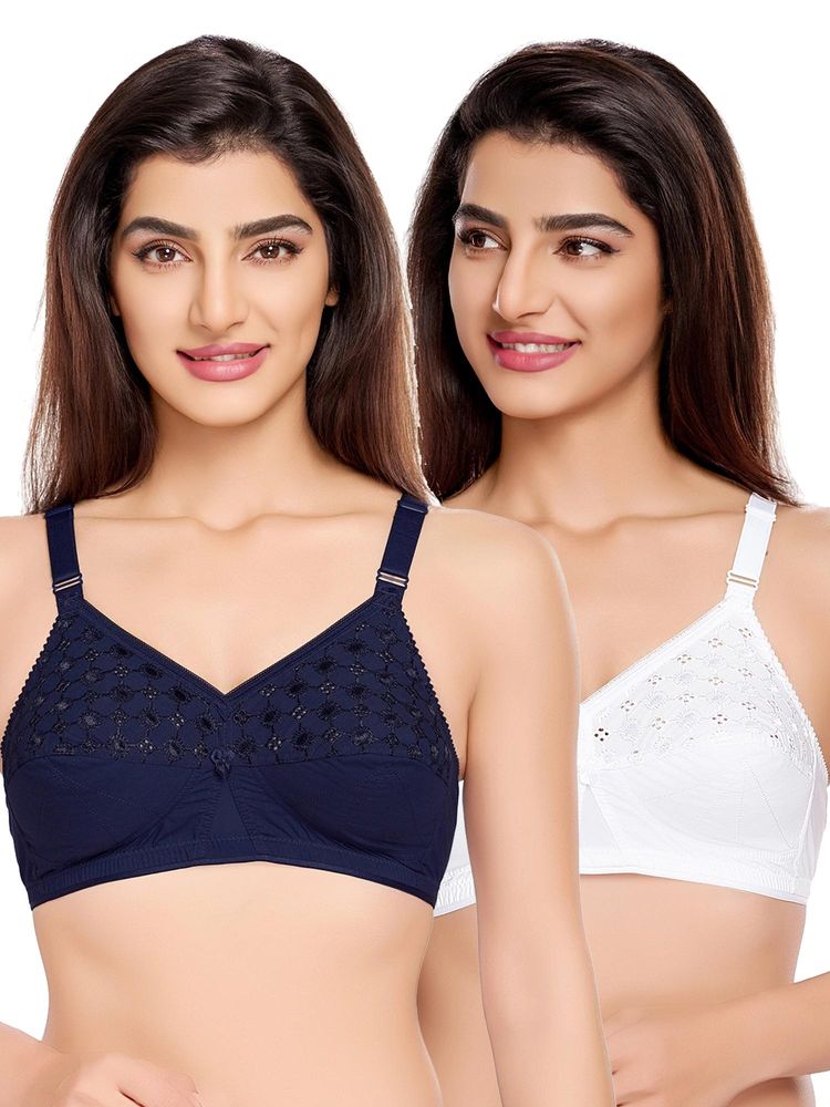 Juliet Womens Non Padded Non Wired T-Shirt Bras (Pack of 2)-picture-18