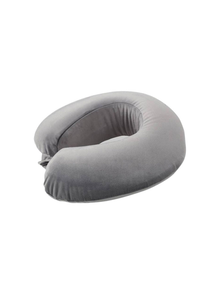SLEEPSIA Memory Foam Travel Neck Pillow ( Grey)
