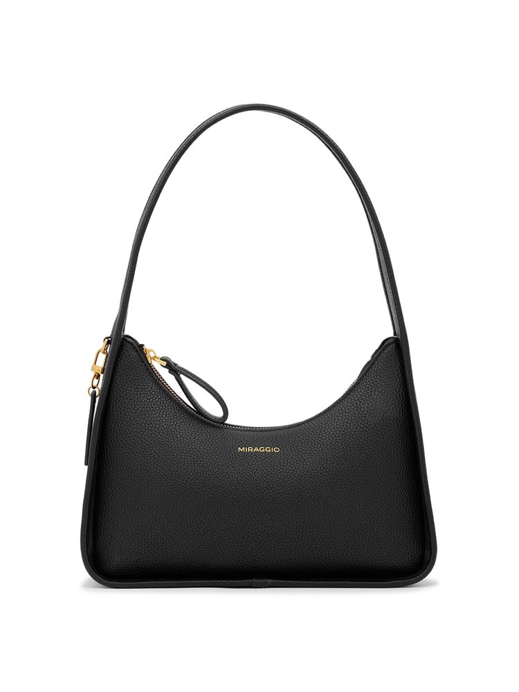 MIRAGGIO Krysta Shoulder Bag Black