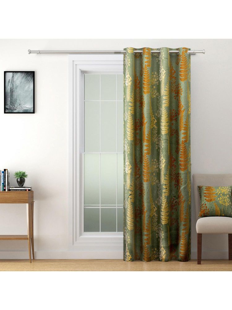Swayam 80% Blackout Eyelet Hanging Door Curtain-picture-34