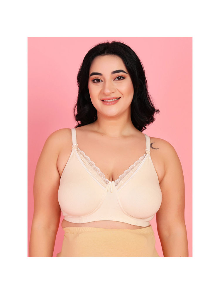 Mamma Presto Cotton Lacey Nursing Bra-picture-19