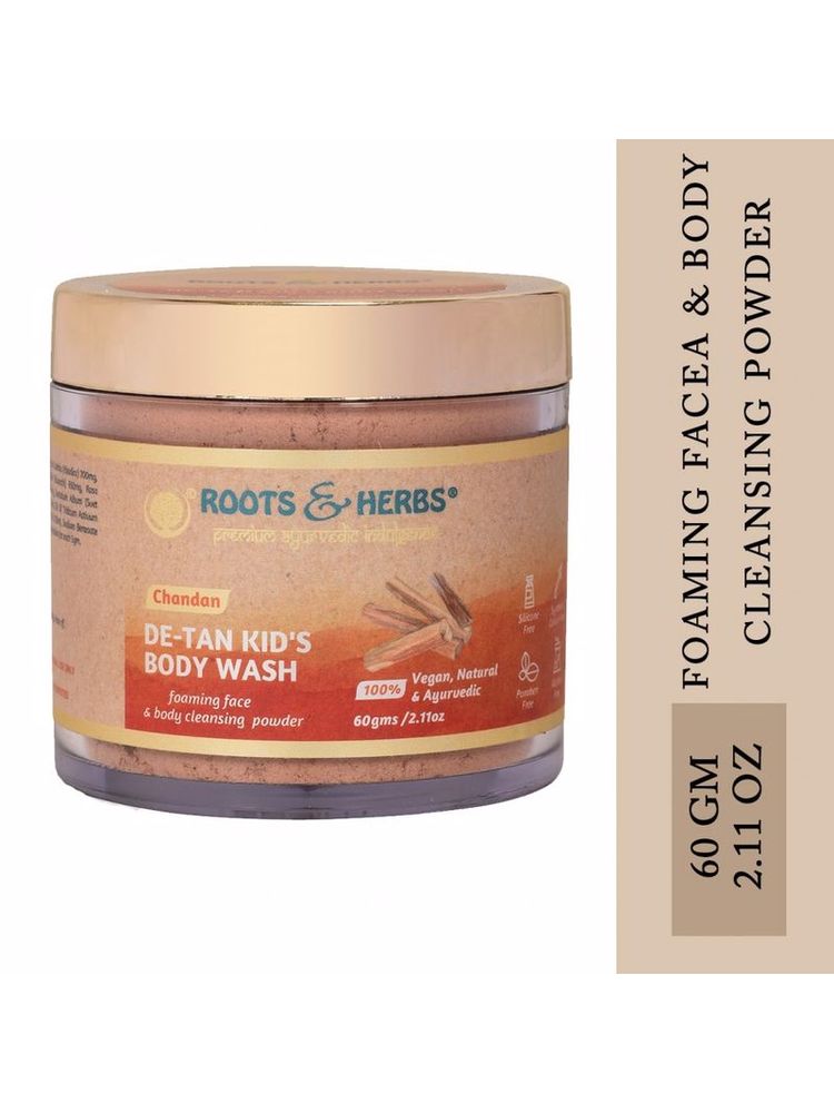 Roots & Herbs Chandan De-Tan Kid's Body Wash