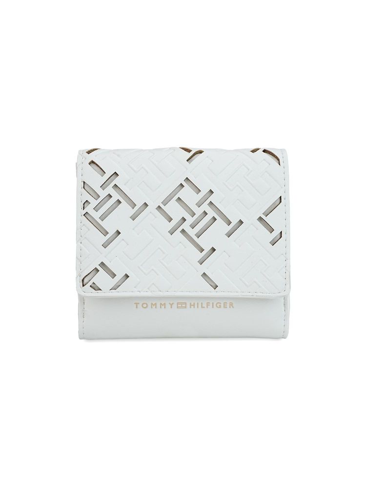 tommy hilfiger accessories Tommy Hilfiger Women PU Small Flap Wallet With Sling Evanthe - Ecru-picture-47