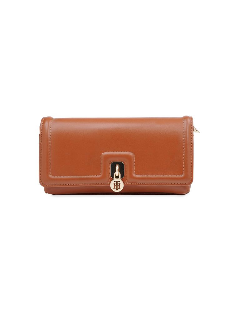 tommy hilfiger accessories Tommy Hilfiger Women PU Flap Wallet With Sling Wallet Lumiere - Tan-picture-40