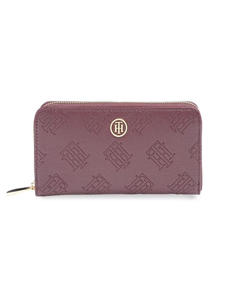 tommy hilfiger accessories Tommy Hilfiger Women PU Zip Around Wallet Monique - Wine-picture-44
