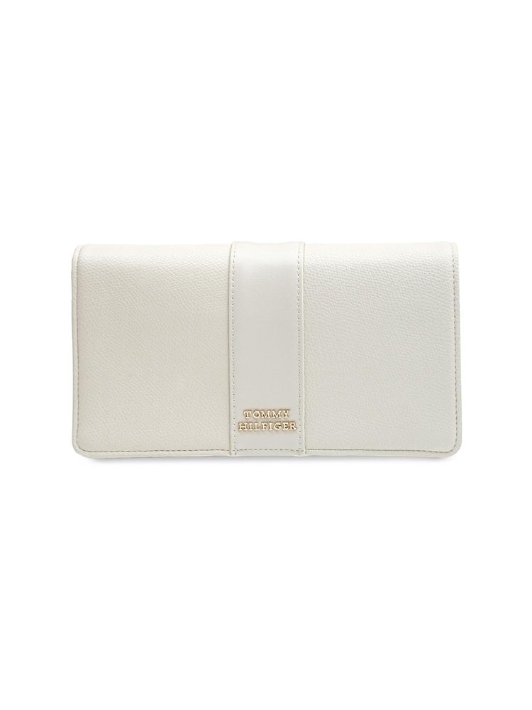 tommy hilfiger accessories Tommy Hilfiger Women PU Flap Wallet With Sling Wallet Elysia - Ecru-picture-45
