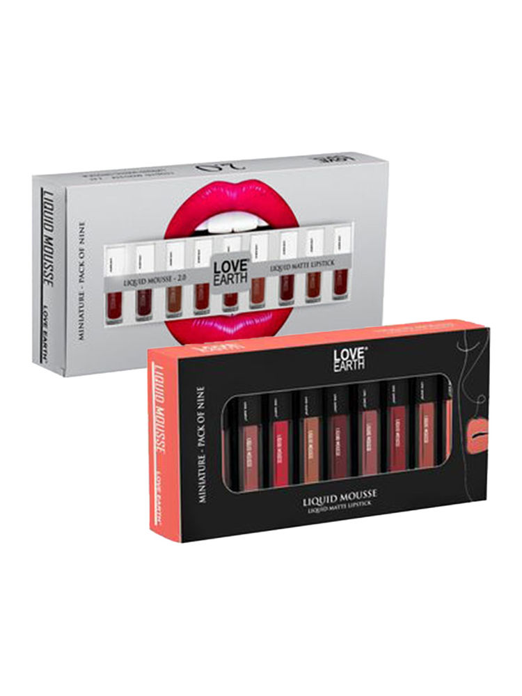 Love Earth Liquid Mousse Liquid Matte Lipstick Bestsellers Combo